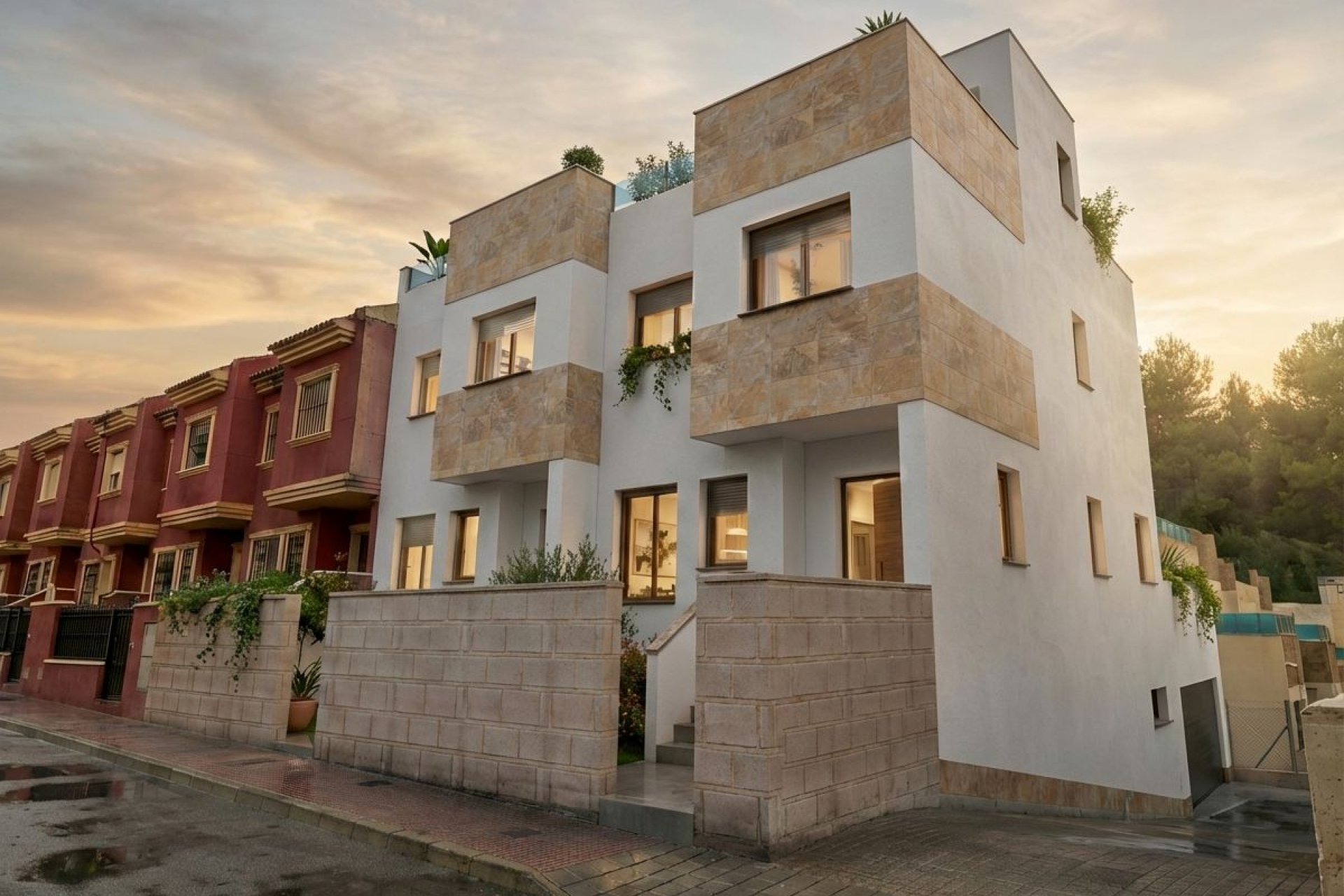 Nybyggeri - Rækkehus -
Bigastro