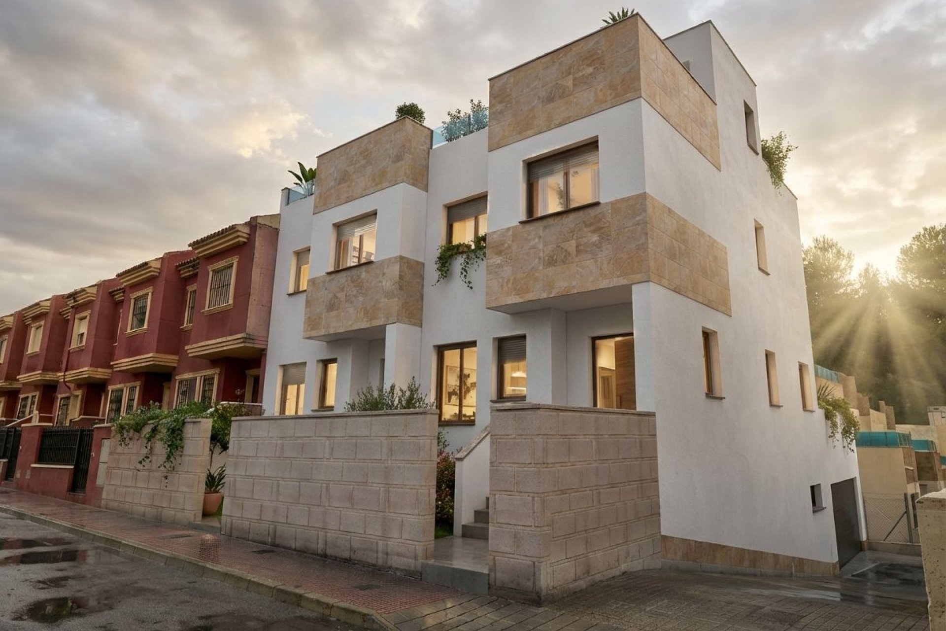 Nybyggeri - Rækkehus -
Bigastro