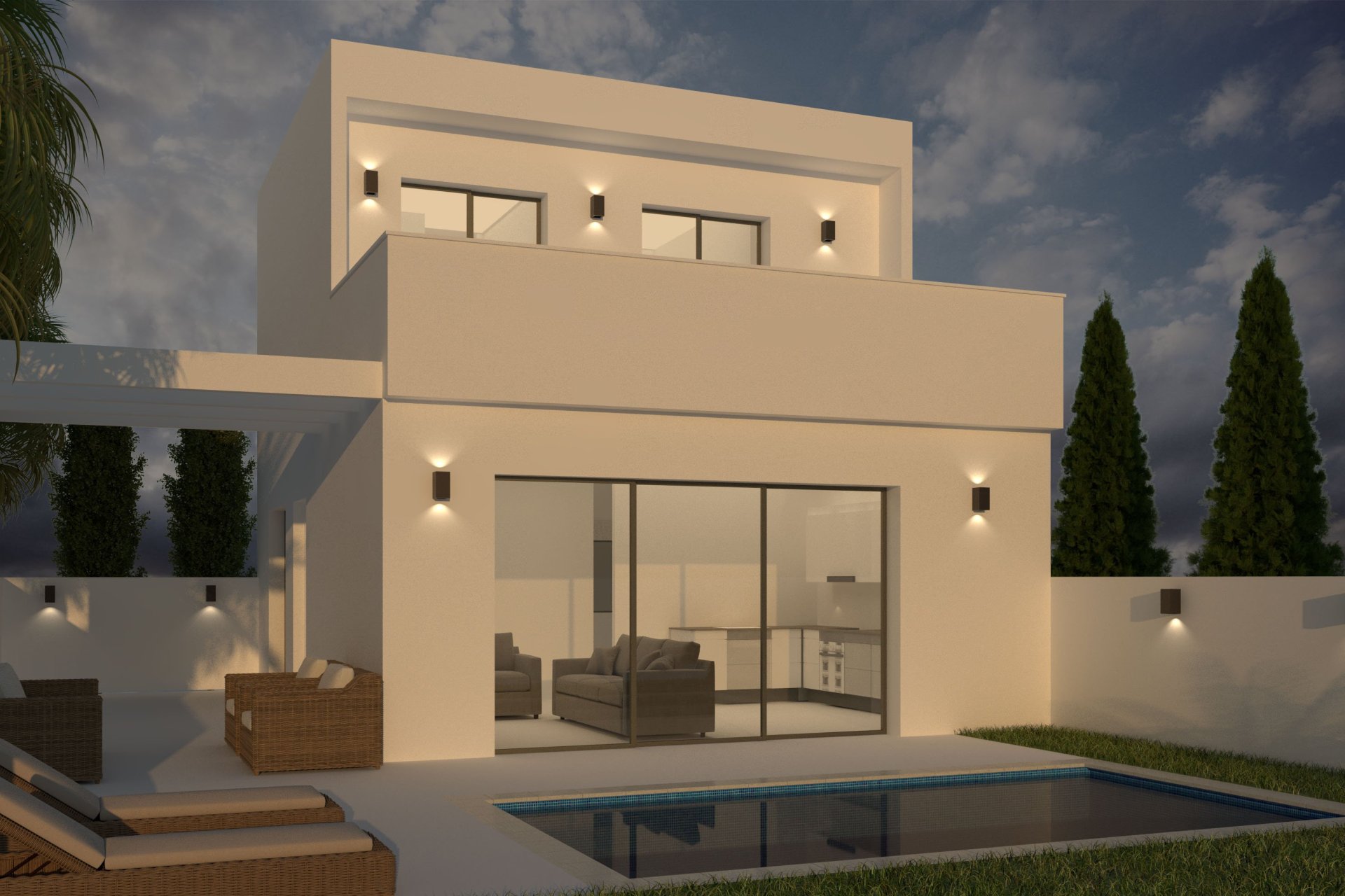 Nybyggeri - Rækkehus -
Orihuela Costa