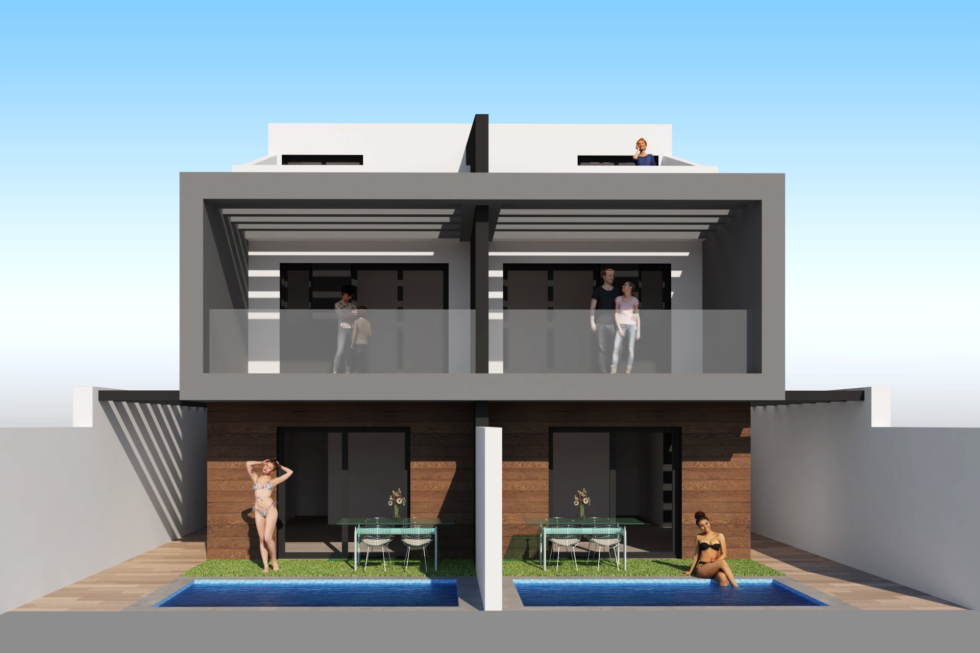 Obra nueva - Adosado -
San Javier