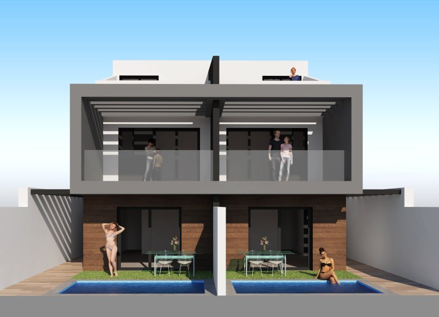 Obra nueva - Adosado -
San Javier