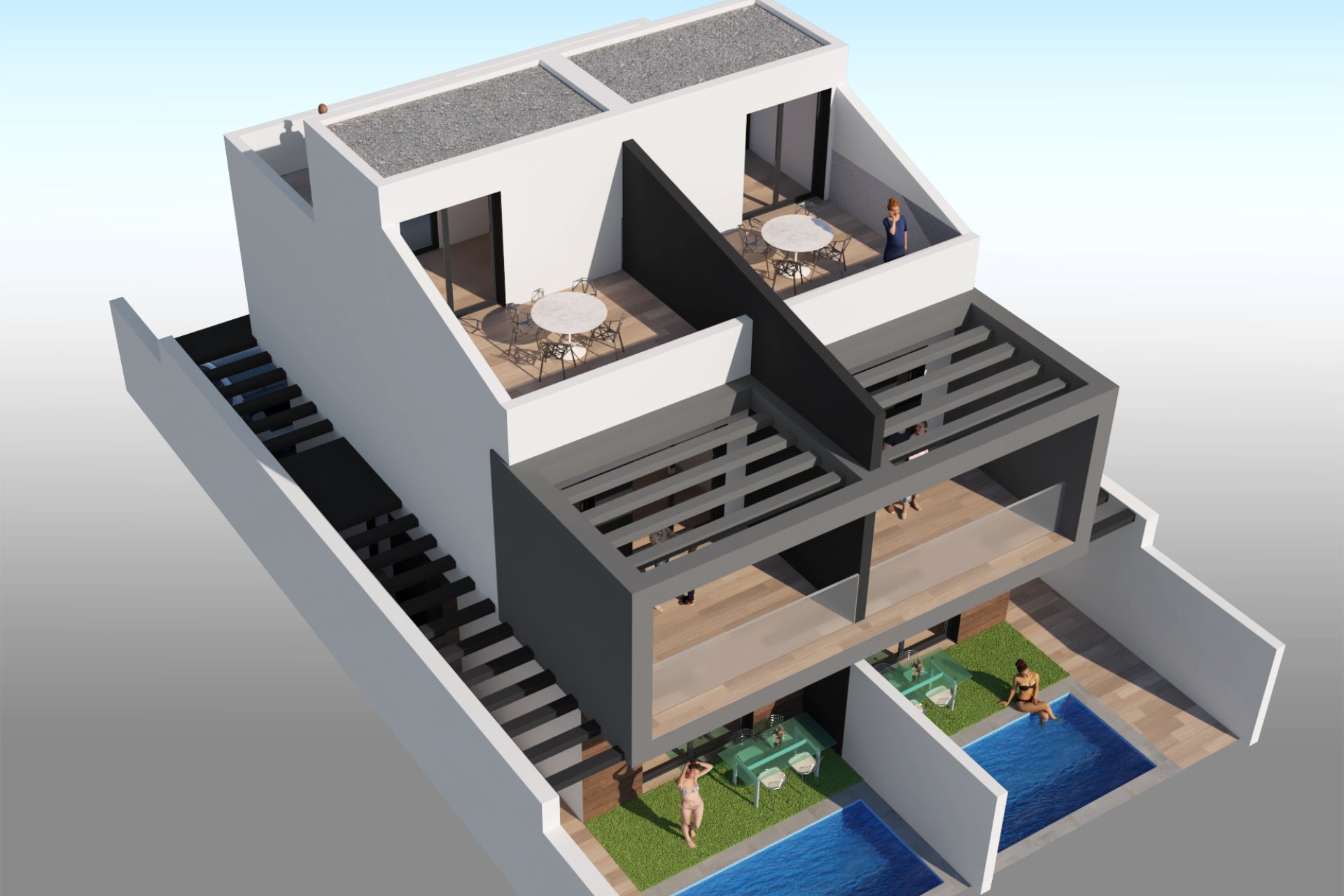 Obra nueva - Adosado -
San Javier