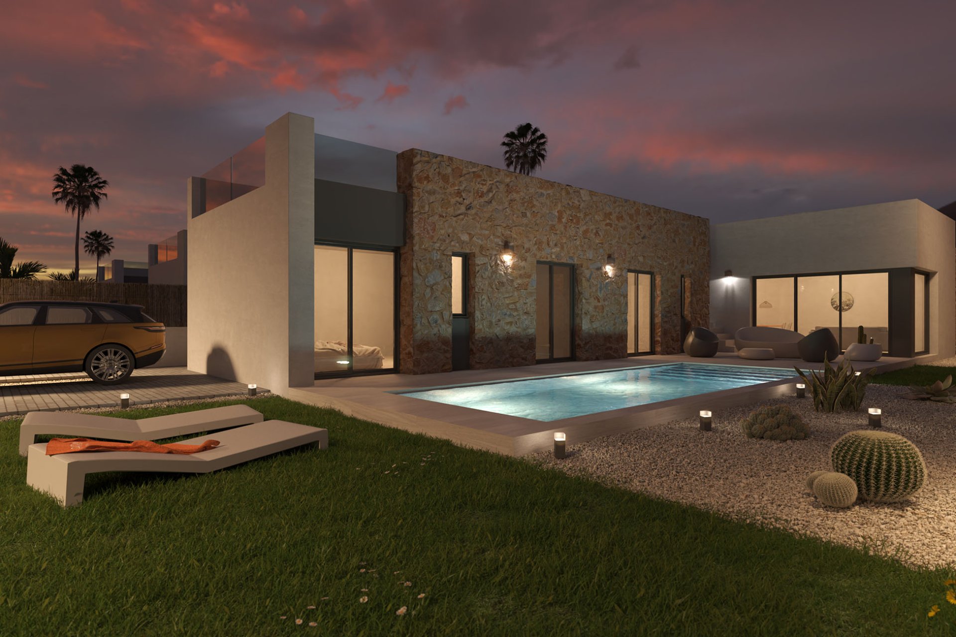 Obra nueva - Villa -
Algorfa