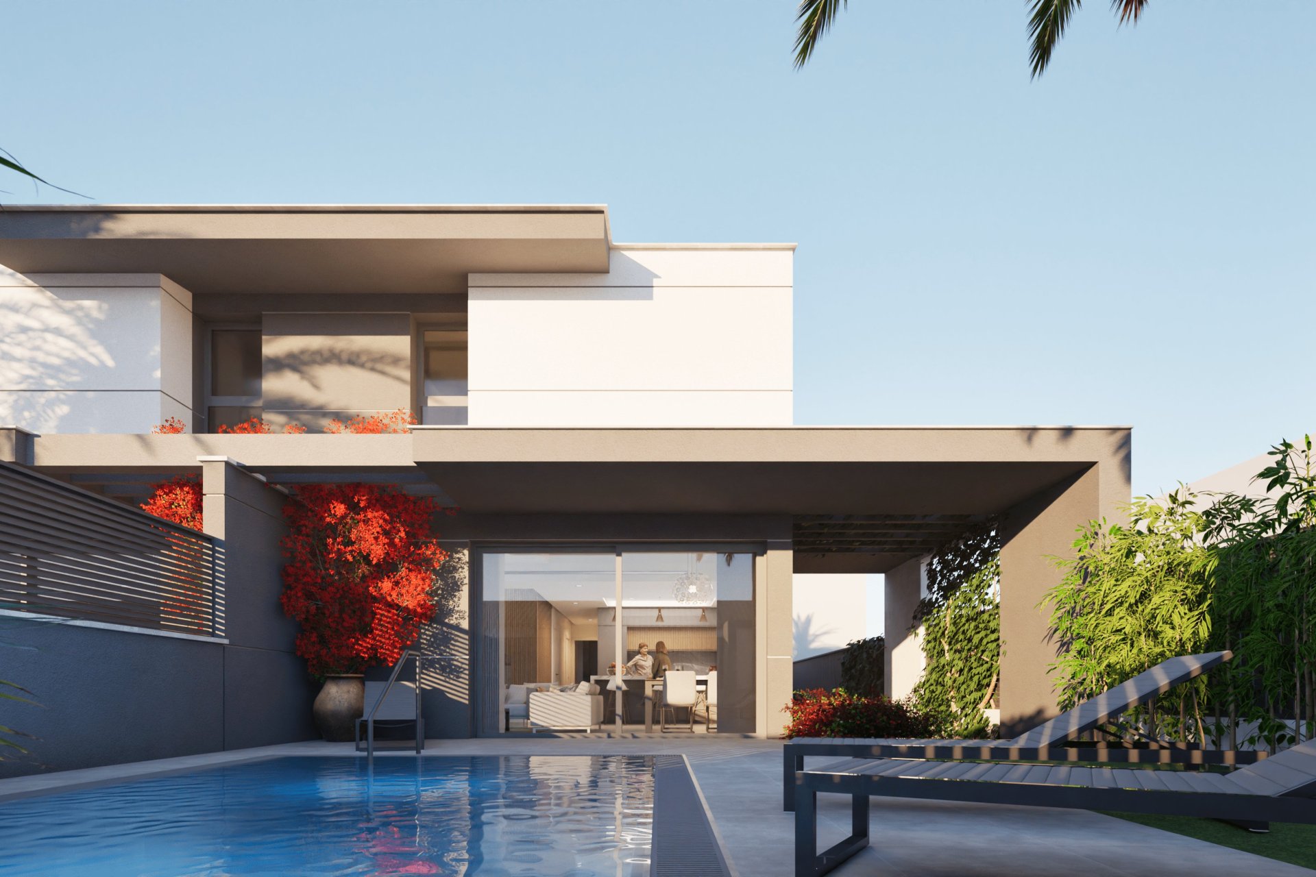 Obra nueva - Villa -
Los Nietos