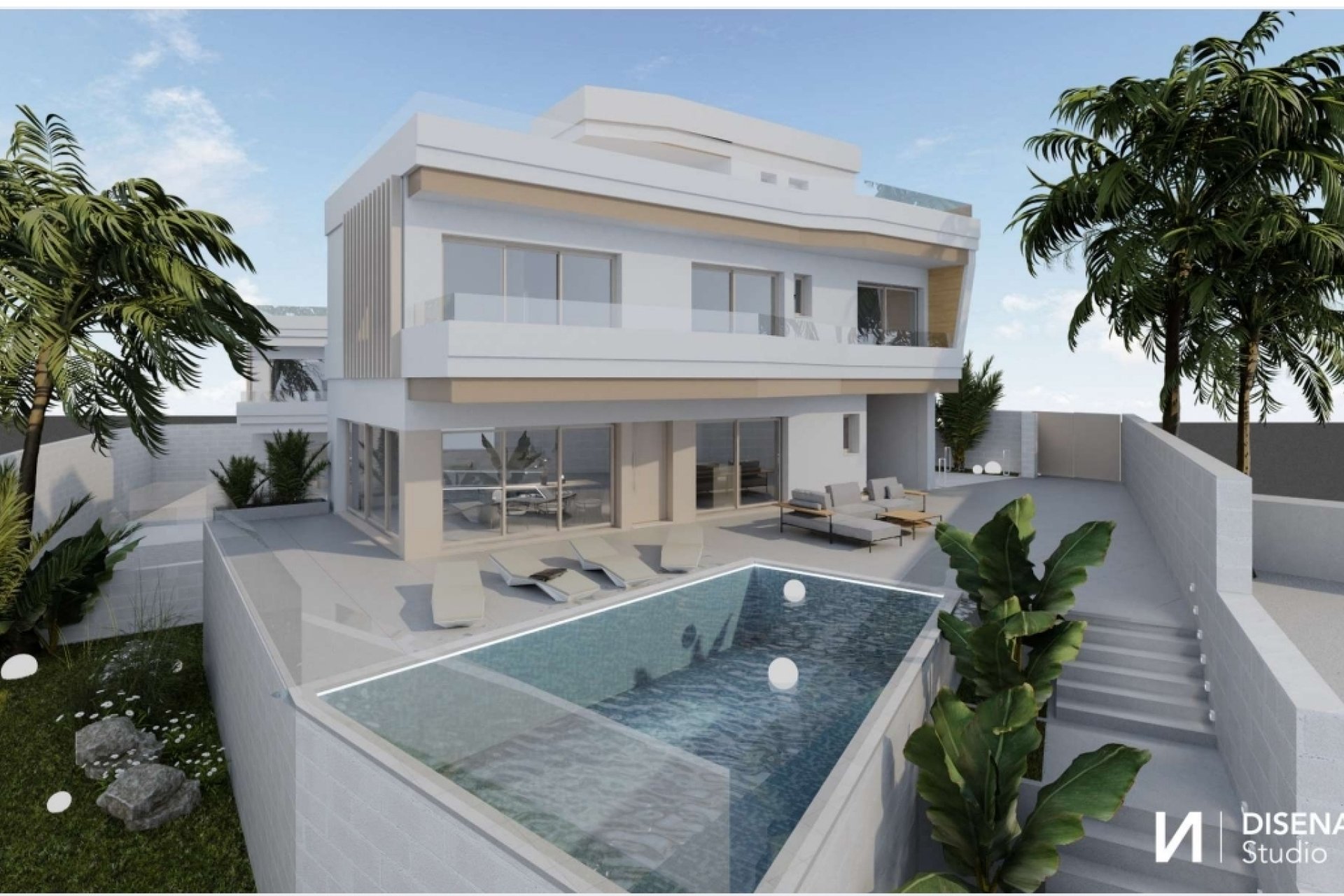 Obra nueva - Villa -
Orihuela Costa