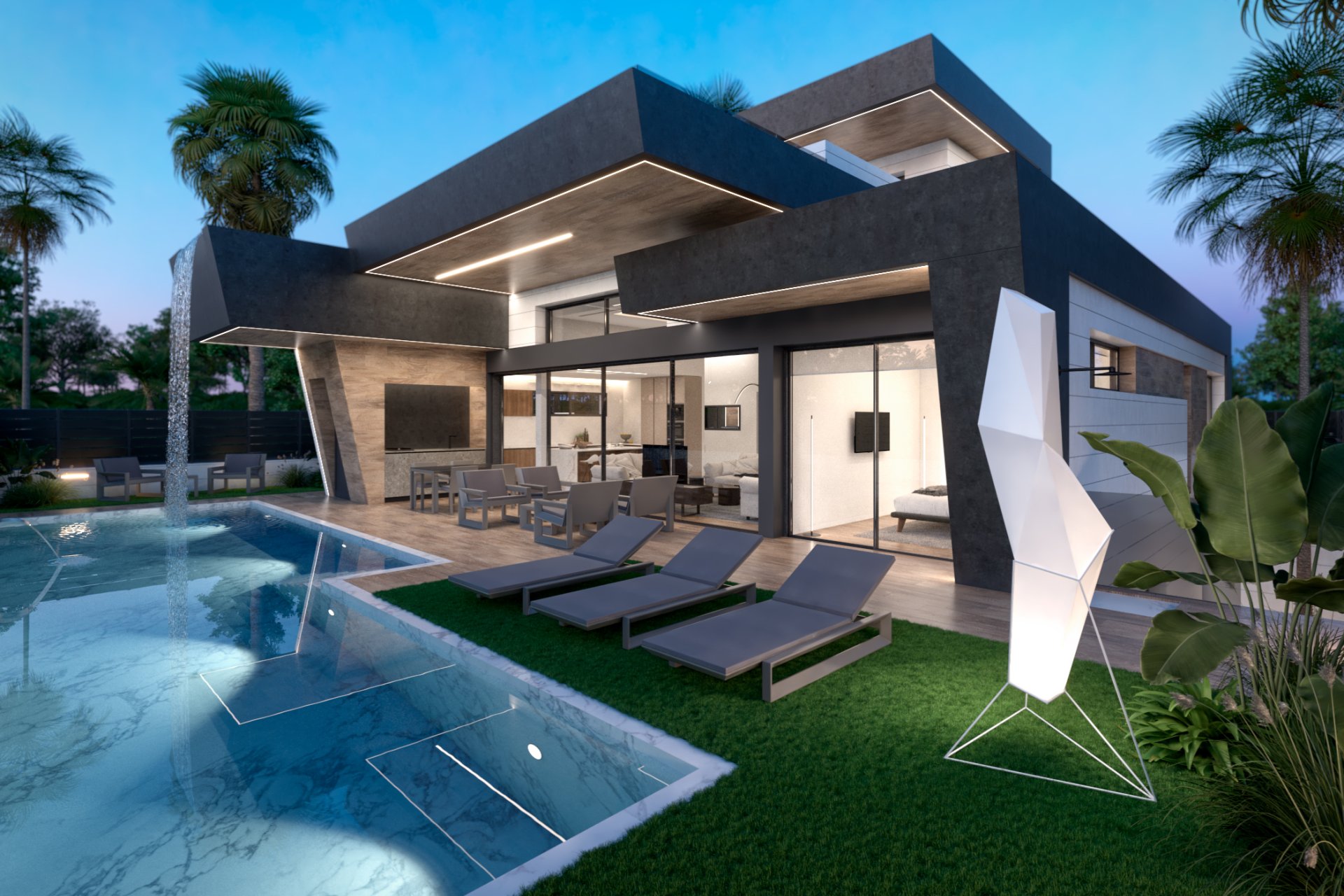 Obra nueva - Villa -
Torre-Pacheco
