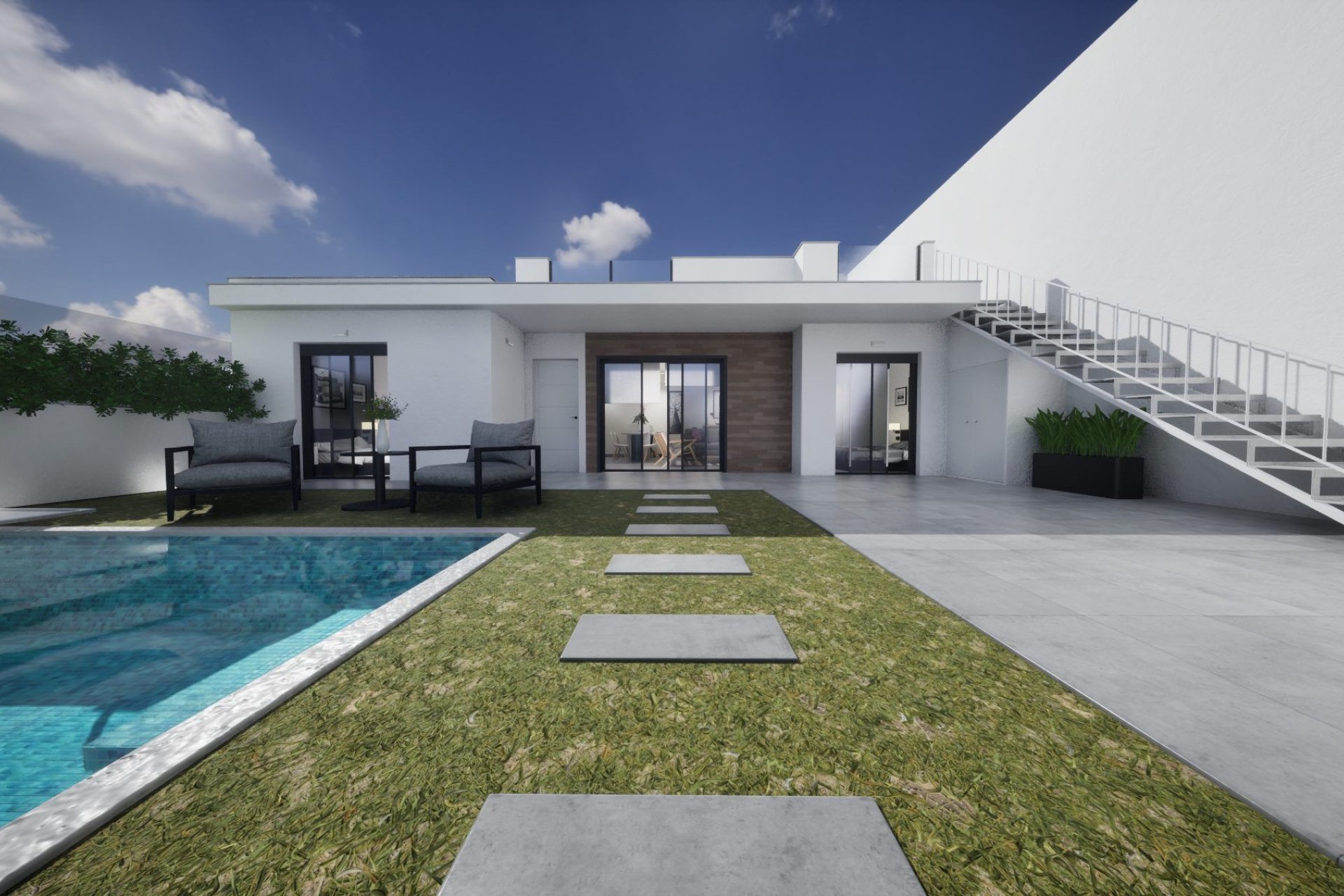 Obra nueva - Villa -
Torre-Pacheco