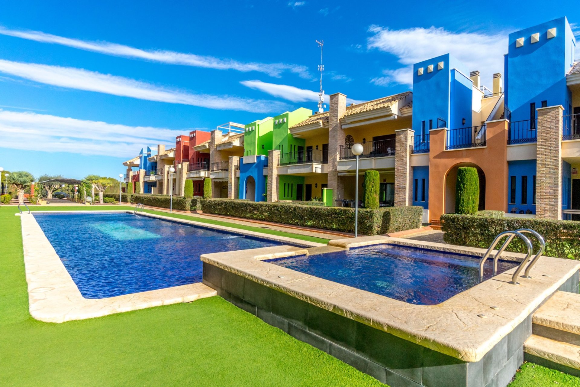 Pool - 3 bedroom apartment in Lomas de Cabo Roig