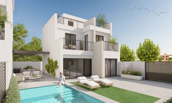 Obra nueva - Villa -
Los Alcázares